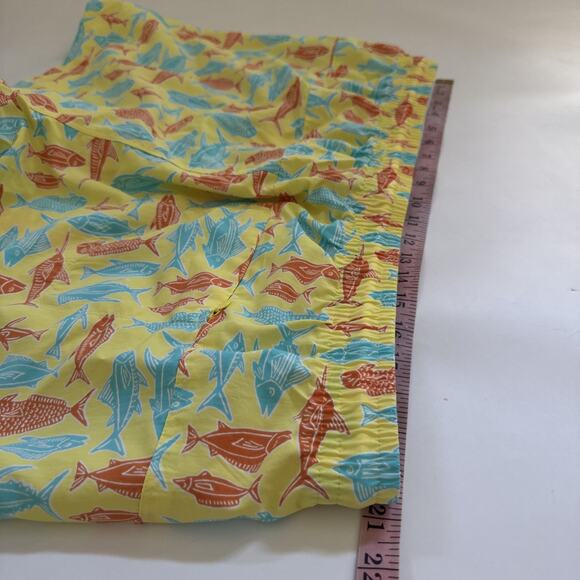 NWT Eddie Bauer Tidal Shorts Swim Trunks Mens 2XL FISH All Over Print - Picture 9 of 10